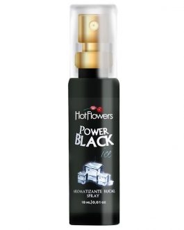 Spray Aromatizante Bucal Power Black Hot Flowers