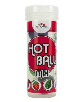 Bolinha Hot Ball Beijável Mix- 4 Unidades