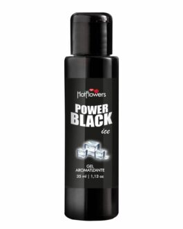 Gel Beijável Ice & Hot Power Black 35ml Hot Flowers