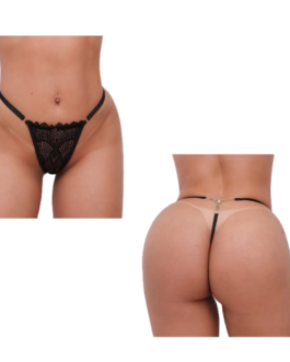 Tanga Fio Rendada com Strass T