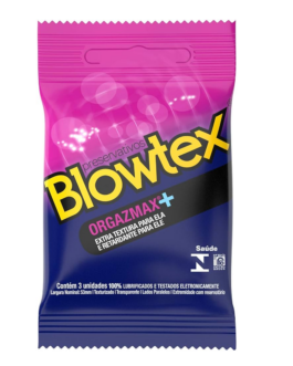 Preservativo Blowtex Orgazmax+ 3 Unidades