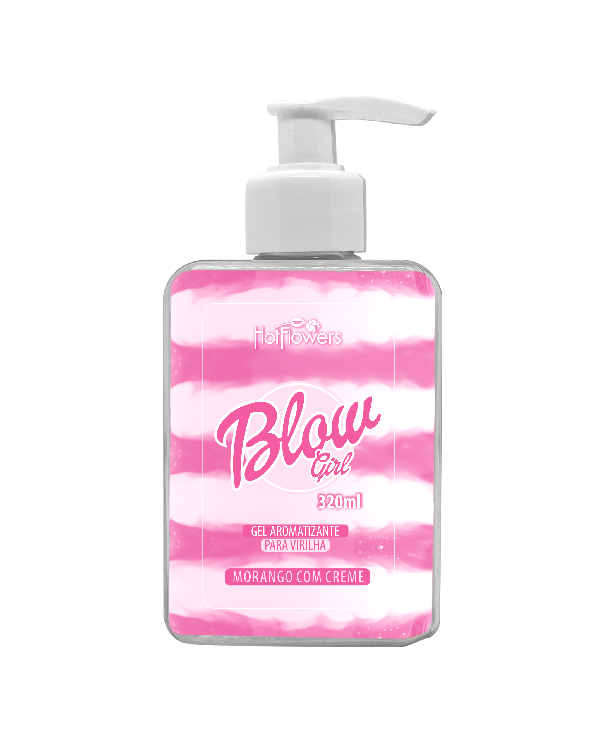 Blow Girl – Creme & Gel Hidratante Beijável Creme & Morango