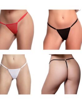 Tanga Fio em Tule com Argolinha