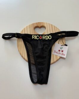 Tanga Calcinha Personalizável em Tule