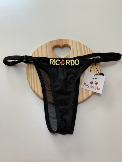 Tanga Calcinha Personalizável em Tule