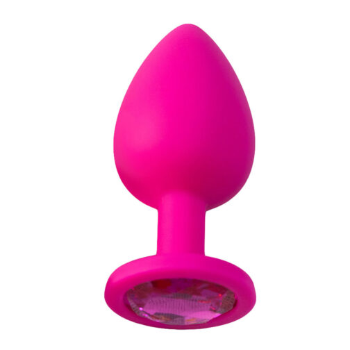 Plug Anal em Silicone com Pedra - P - Image 2