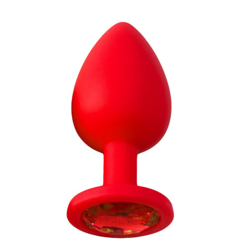 Plug Anal em Silicone com Pedra - P - Image 3