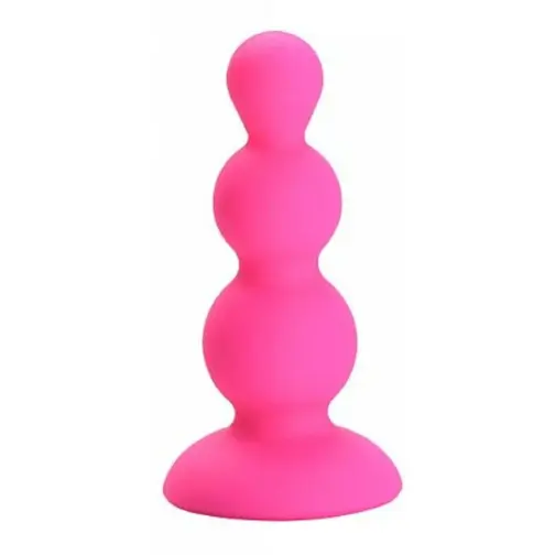 Mini Plug Anal Escalonado Em Silicone 7,5 X 2,7cm - Image 4